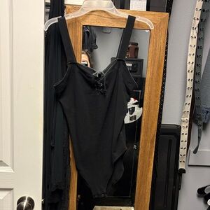American Eagle Outfitters Black Bodysuit
